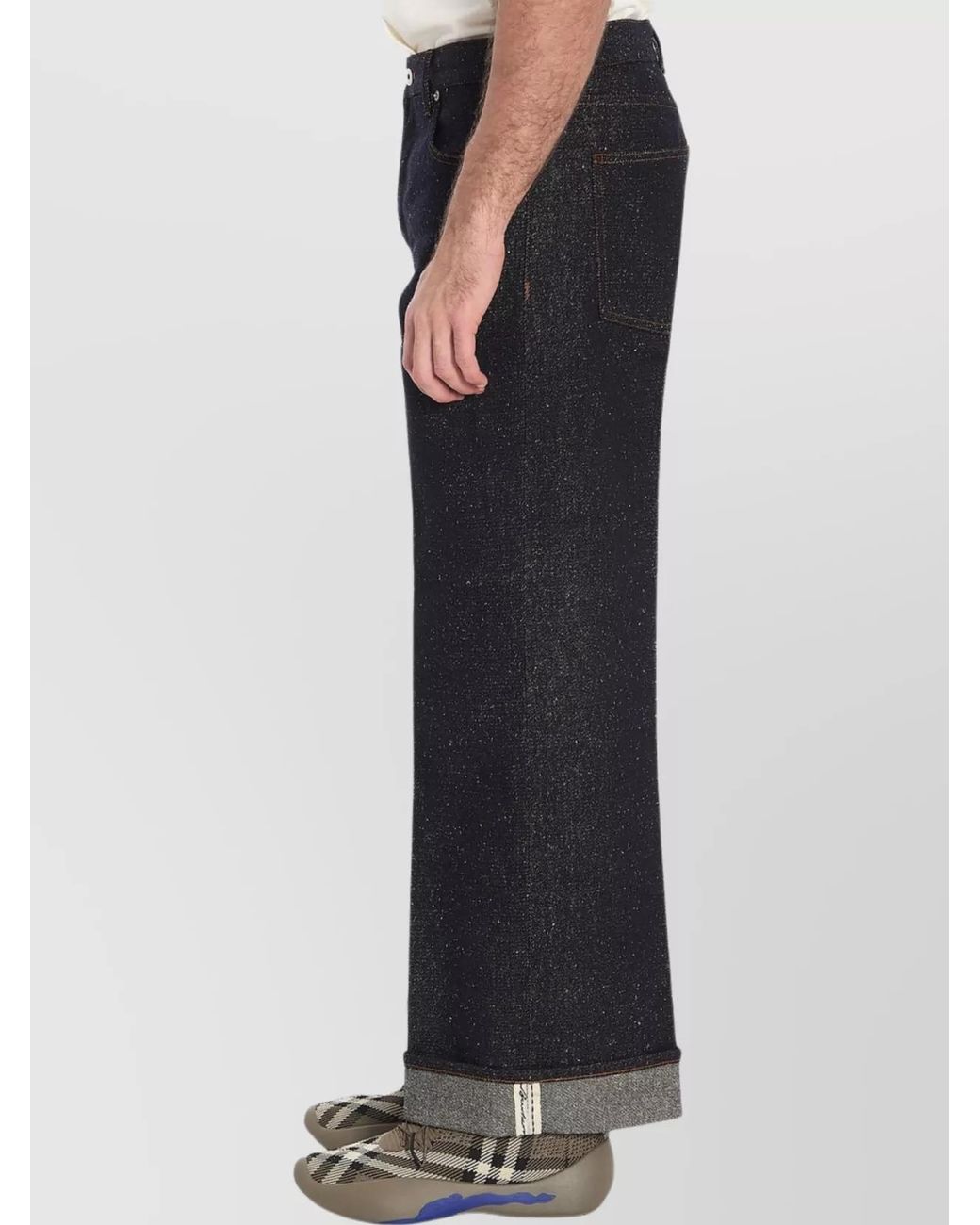 Burberry Blue Denim Straight-Leg Jeans for men