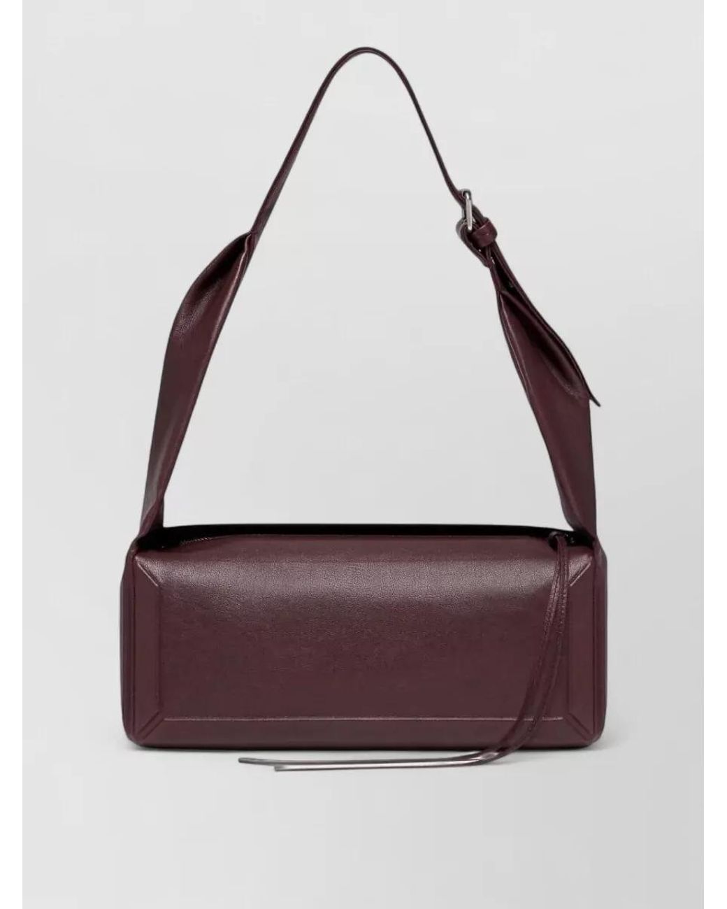 Maison Margiela Purple Medium Leather Shoulder Bag