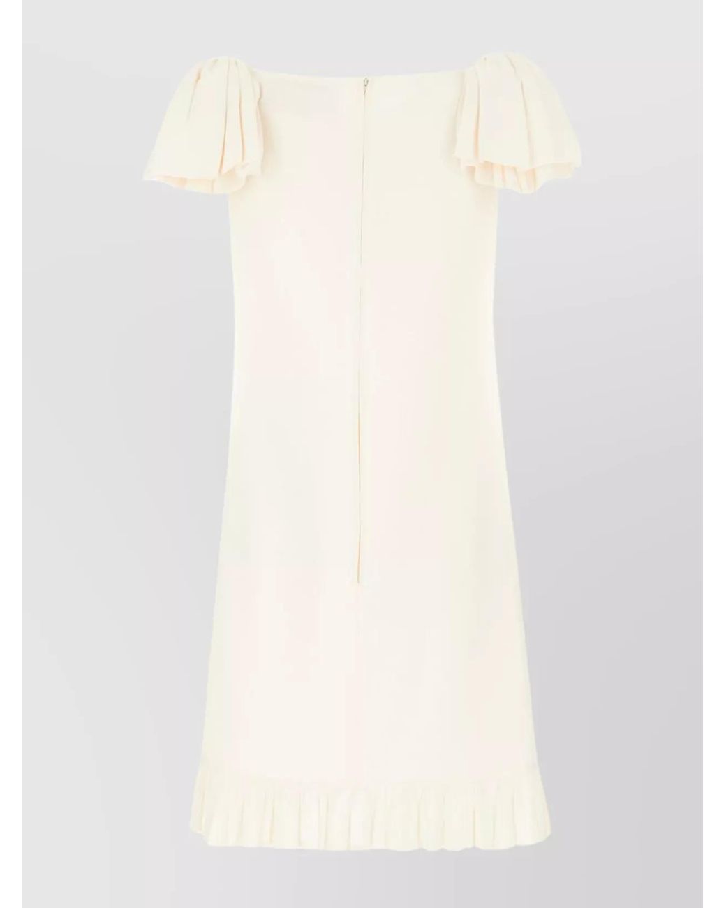 Valentino Garavani White Silk Mini Dress