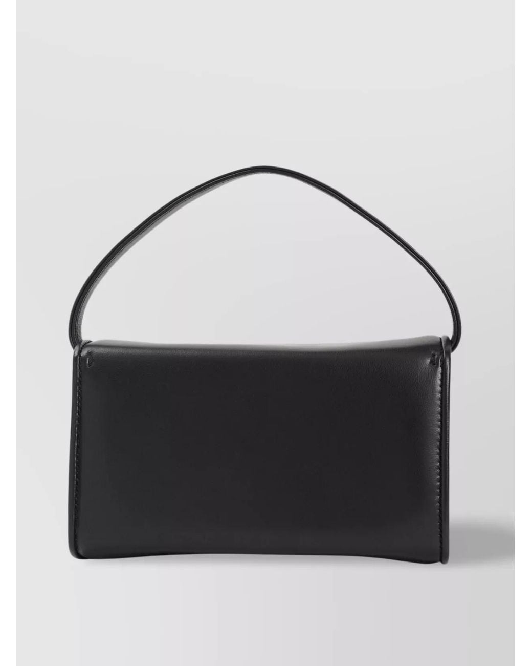 Roger Vivier Black Crystal-Embellished Leather Micro Bag