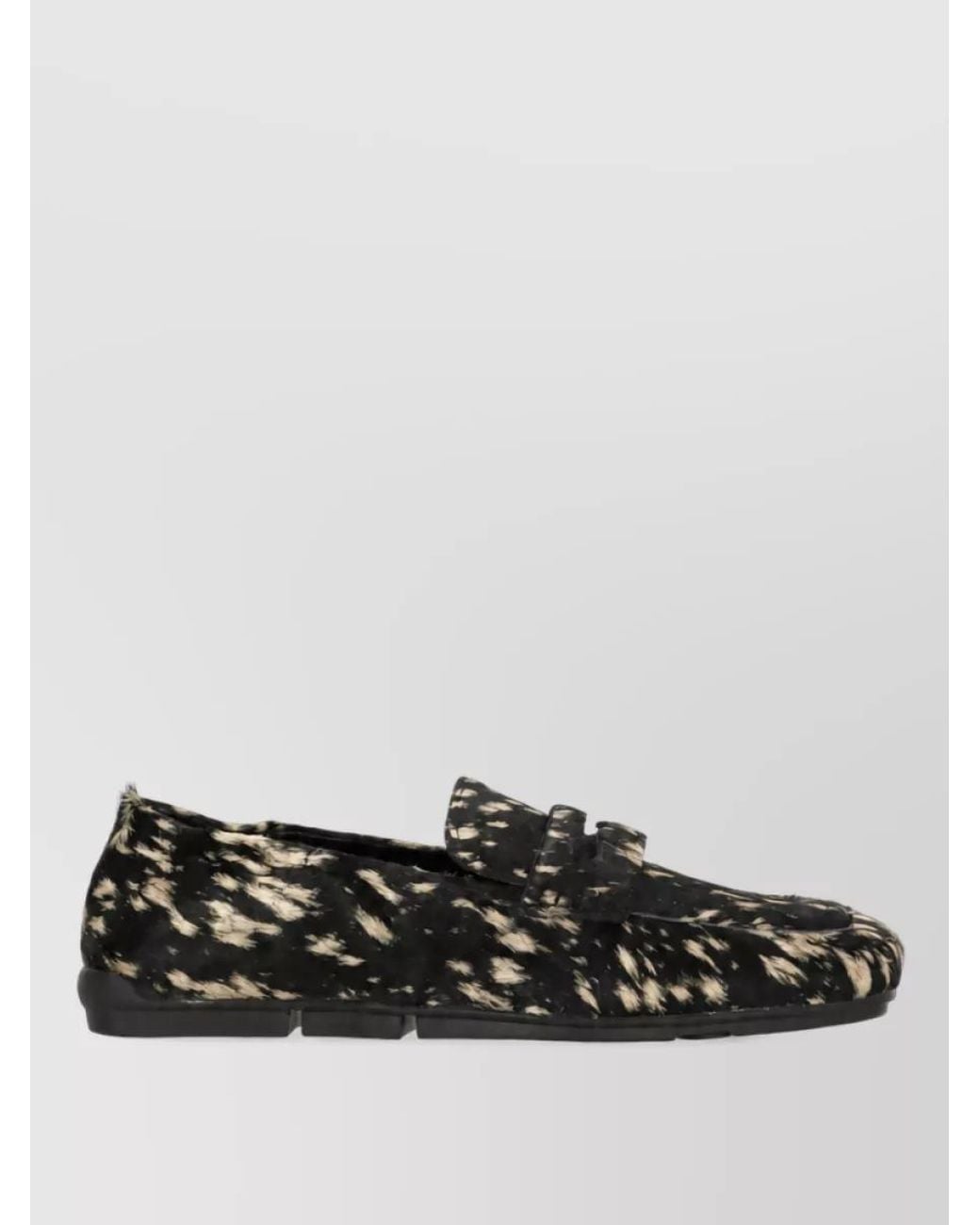 Ash Black Leather Loafers