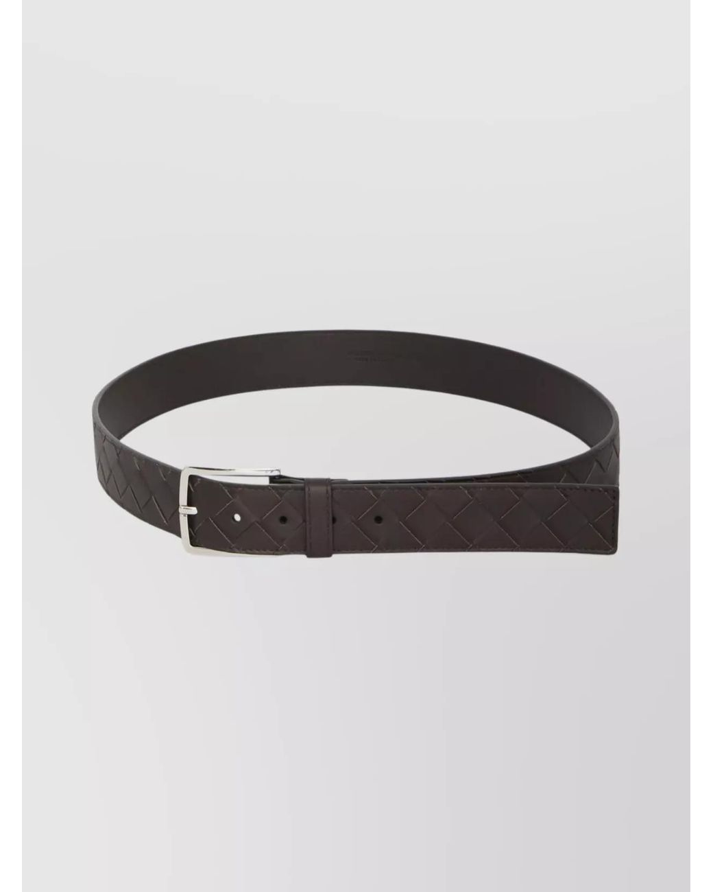 Bottega Veneta Multicolor Leather Intrecciato Belt for men