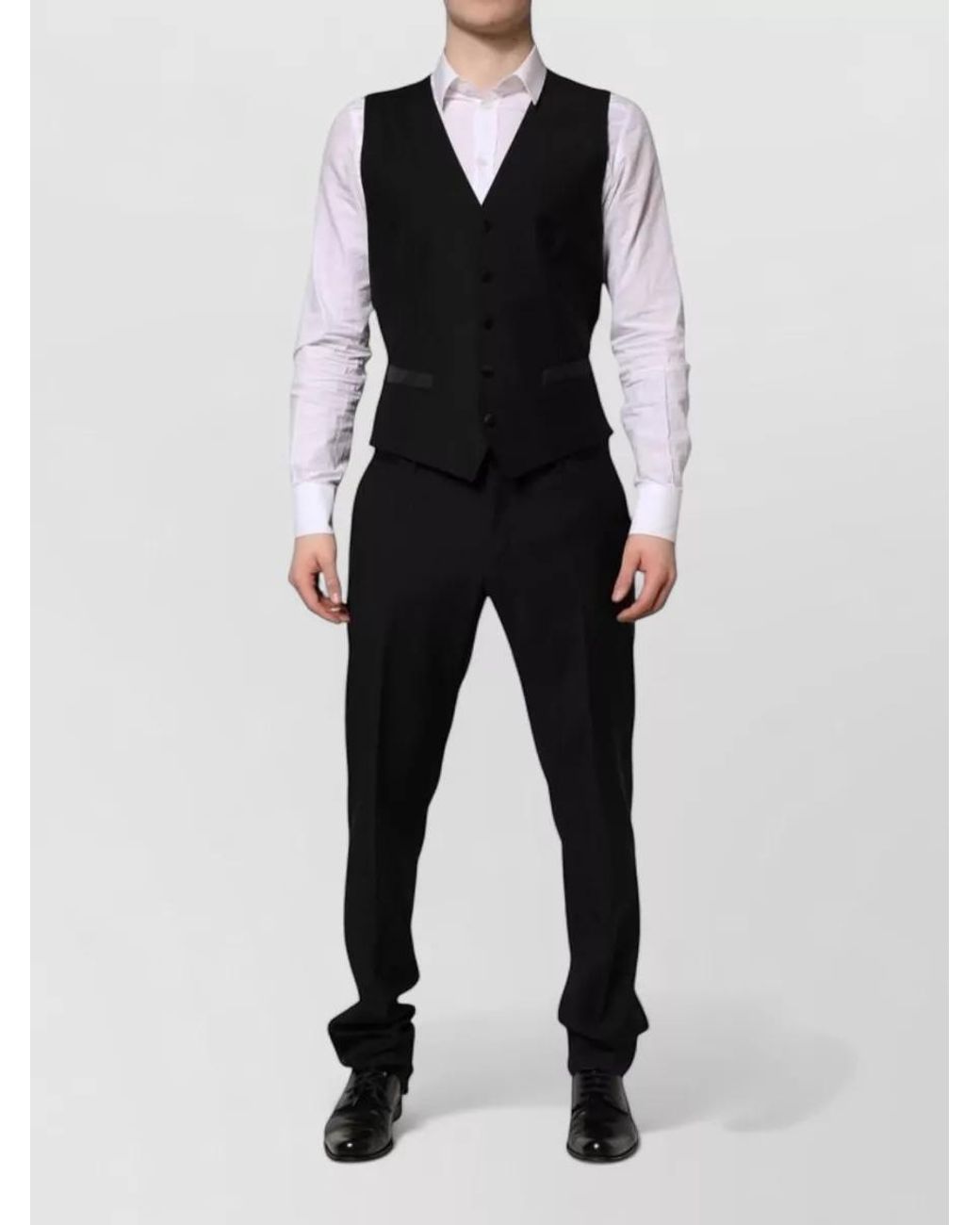Dolce & Gabbana Black Crystal-Embellished Slim-Fit Tuxedo Suit for men
