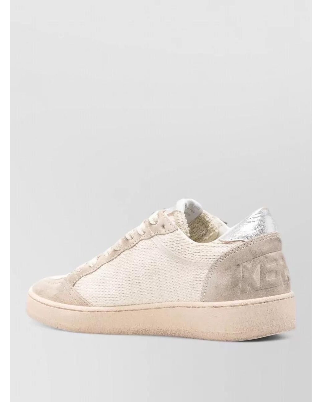 Golden Goose Deluxe Brand Natural Leather Crochet Low-Top Sneakers