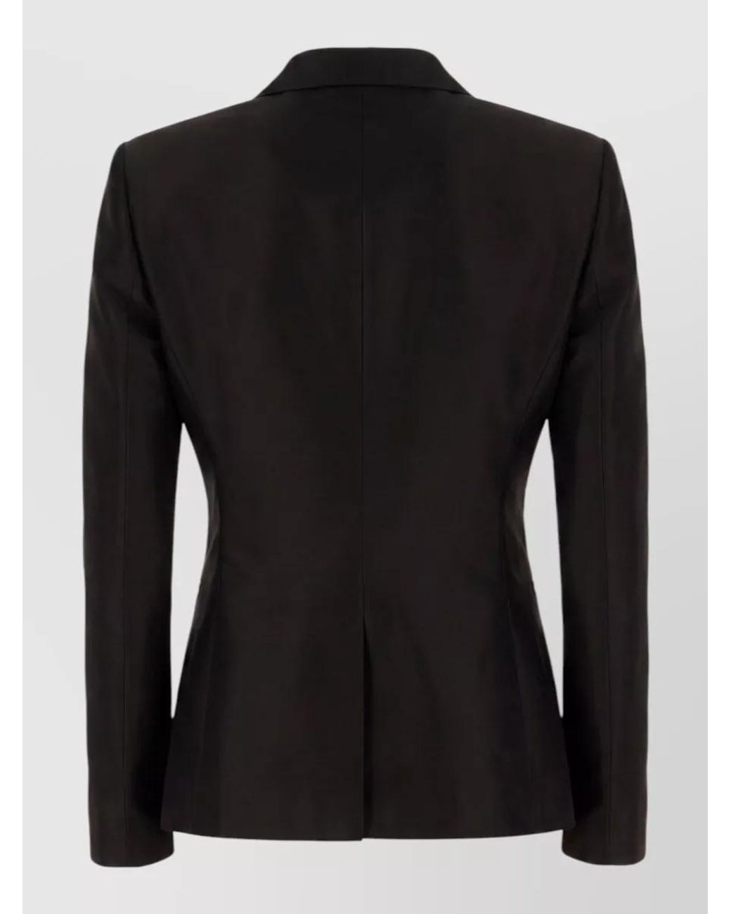 Gucci Black Silk Blazer