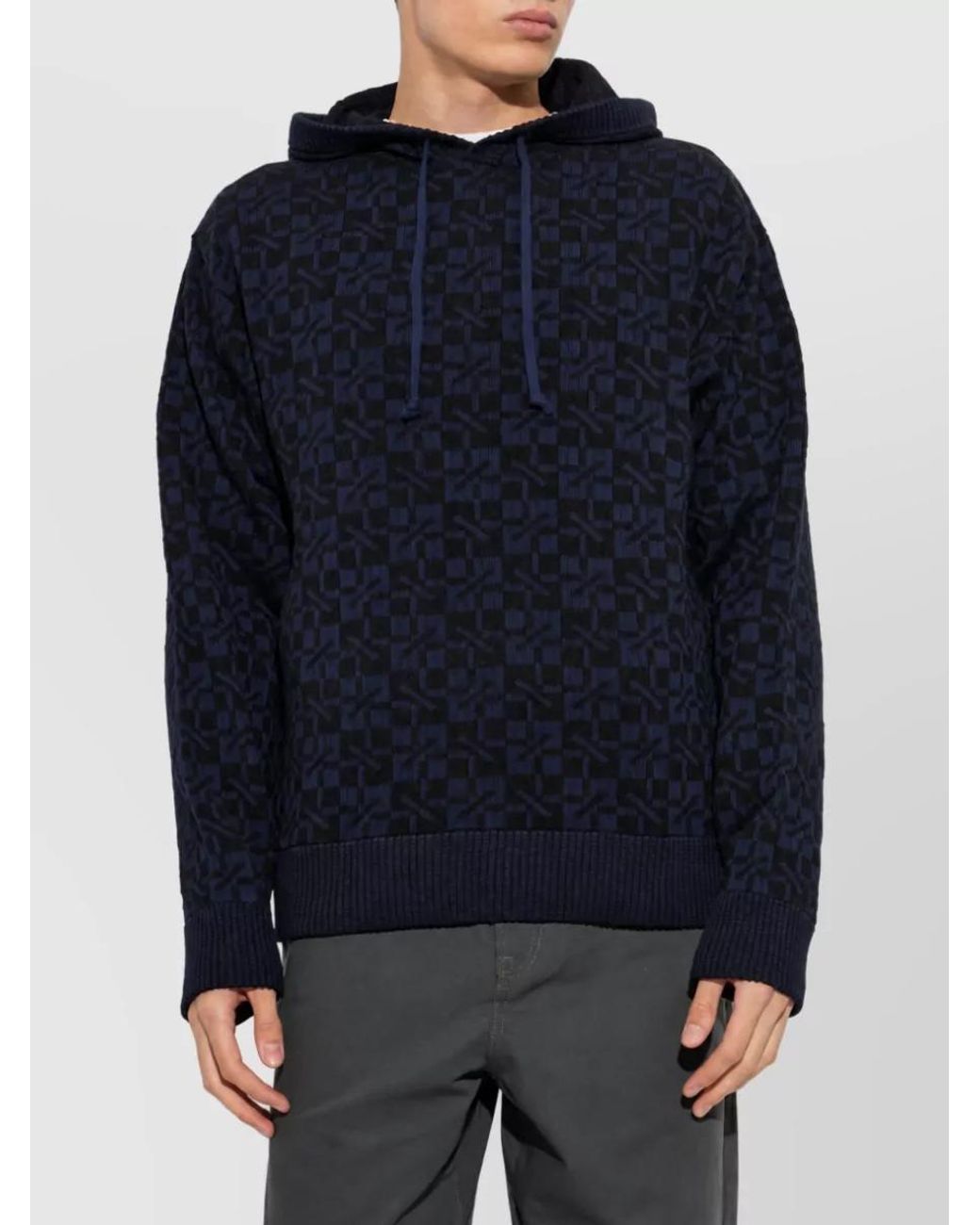 KENZO Blue Crewneck Tank Top for men