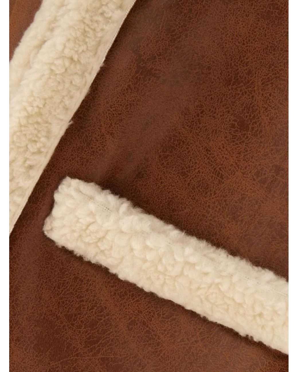 DSquared² Brown Eco Shearling Jacket