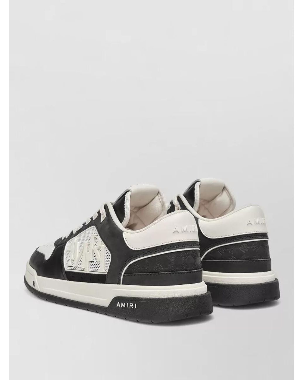 Amiri Metallic Calfskin Leather Low-Top Sneakers for men