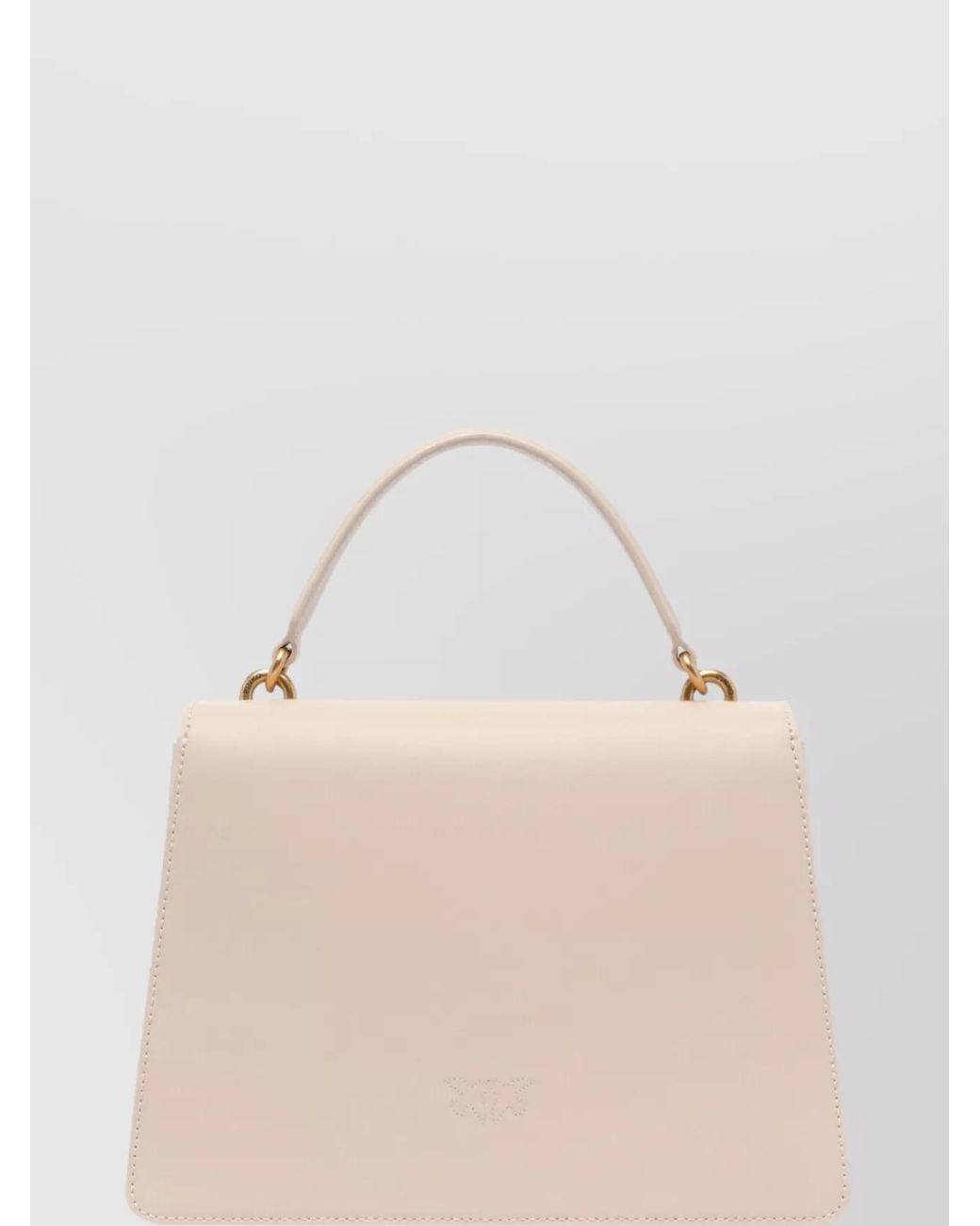 Pinko Natural Love Bag One Goat Leather Tote Bag