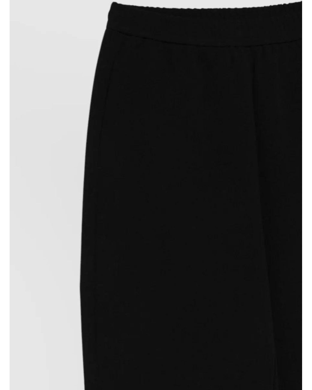 Emporio Armani Black Slim Tapered Pyjama Trousers
