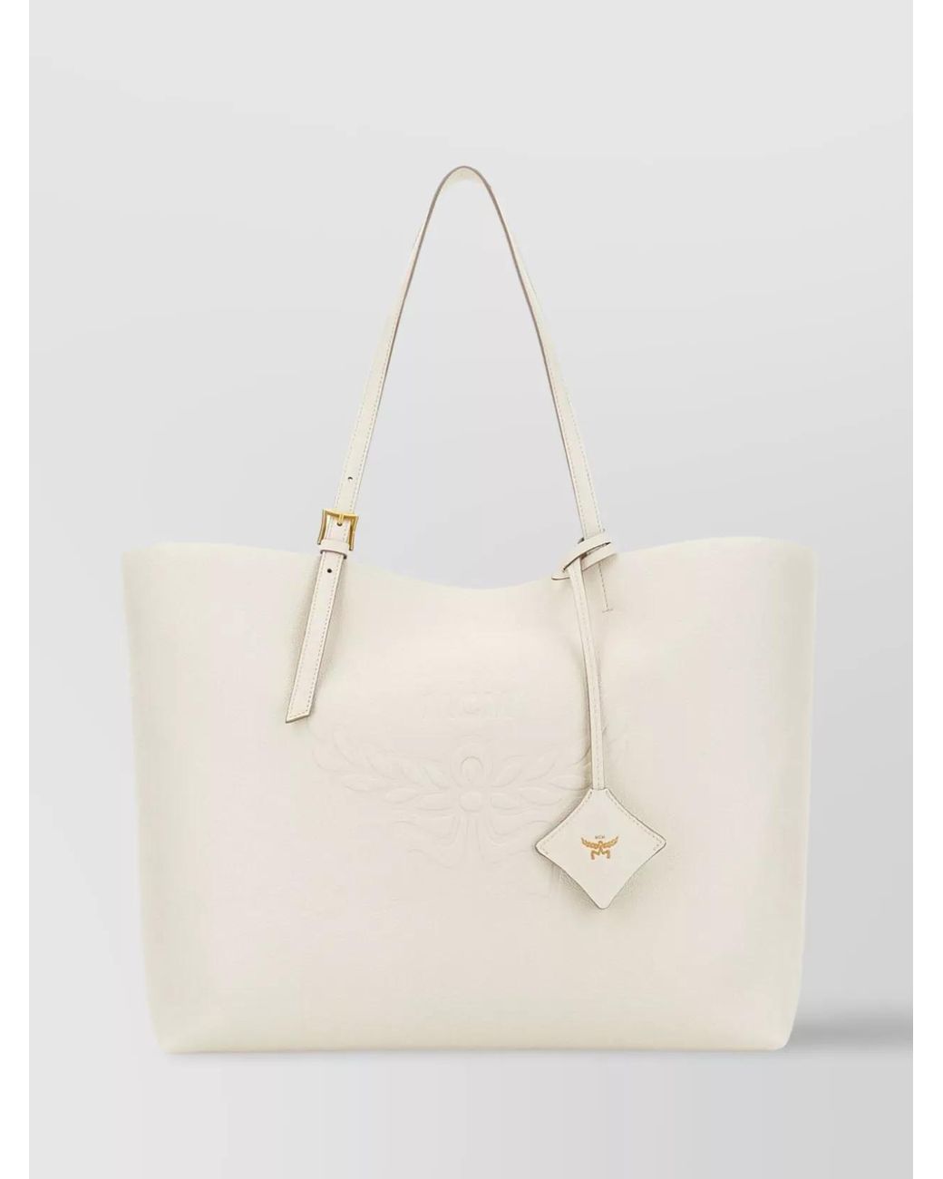 MCM Natural Large Leather Himmel Tote Bag