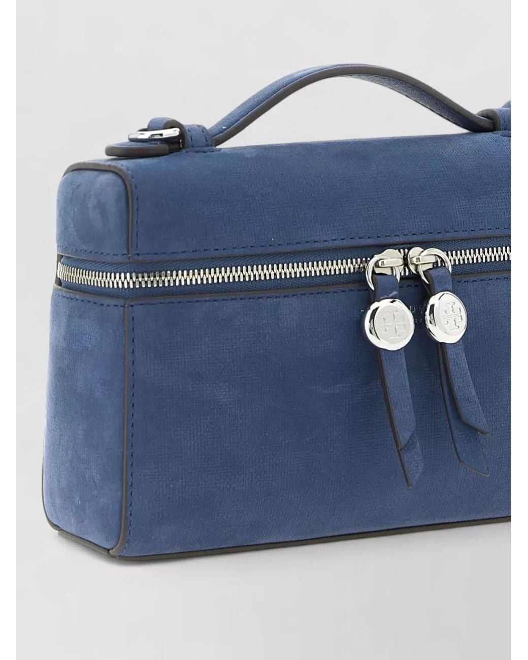Tory Burch Blue Romy Leather Cross-Body Bag