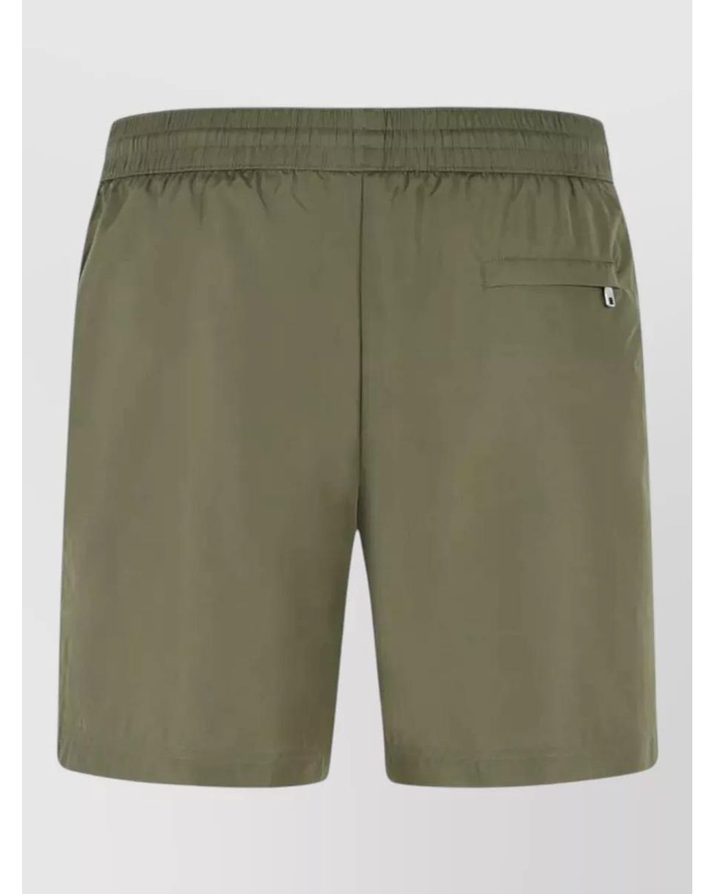 Dolce & Gabbana Green Logo-Appliqué Swim Shorts for men