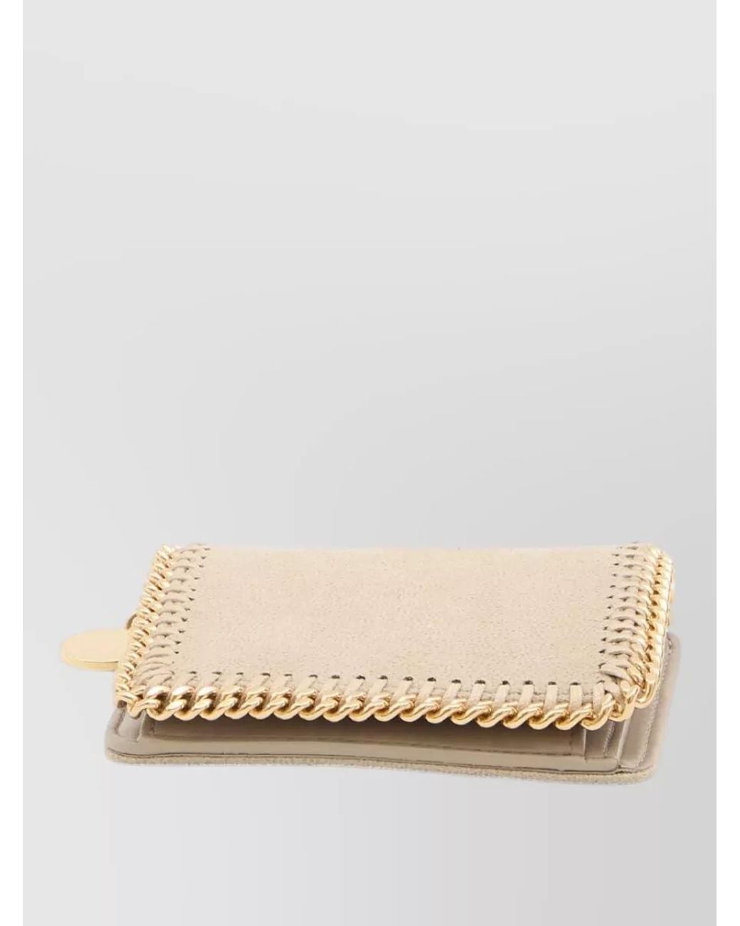 Stella McCartney Natural Faux Leather Bifold Wallet