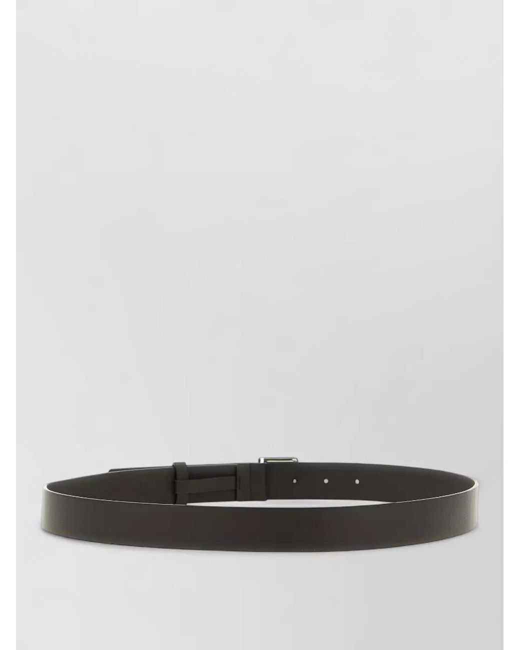 Fendi Gray Leather Belt for men