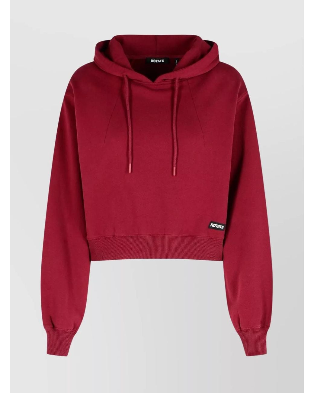 ROTATE BIRGER CHRISTENSEN Red Cotton Sweatshirt