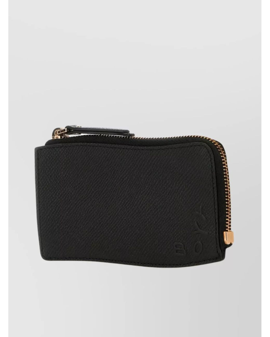 Boyy Black Leather Cardholder