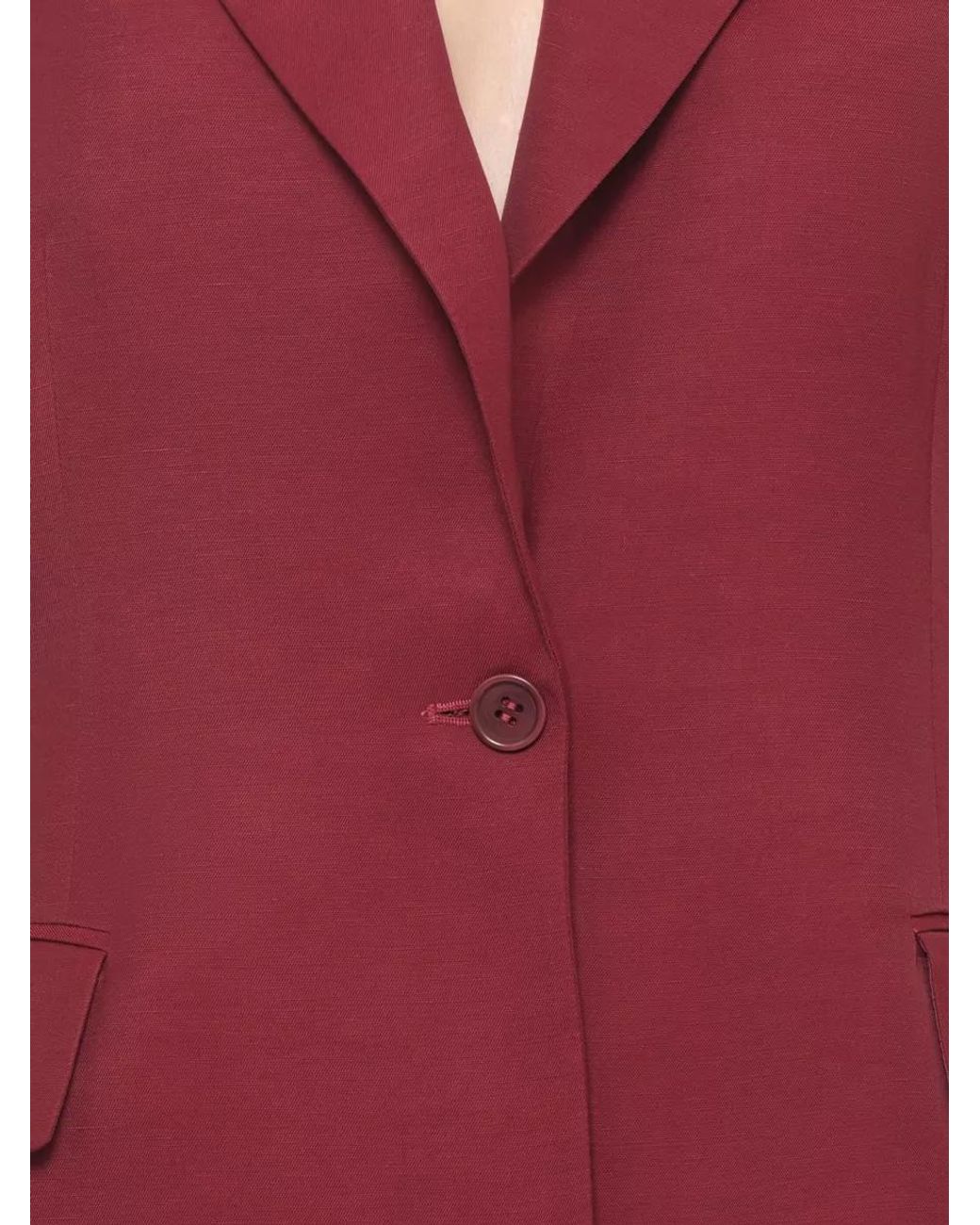 P.A.R.O.S.H. Red Single-Breasted Blazer