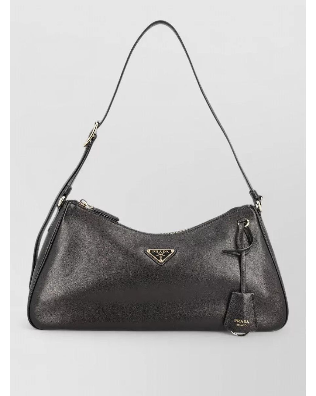 Prada Black Na Nappa Leather Shoulder Bag
