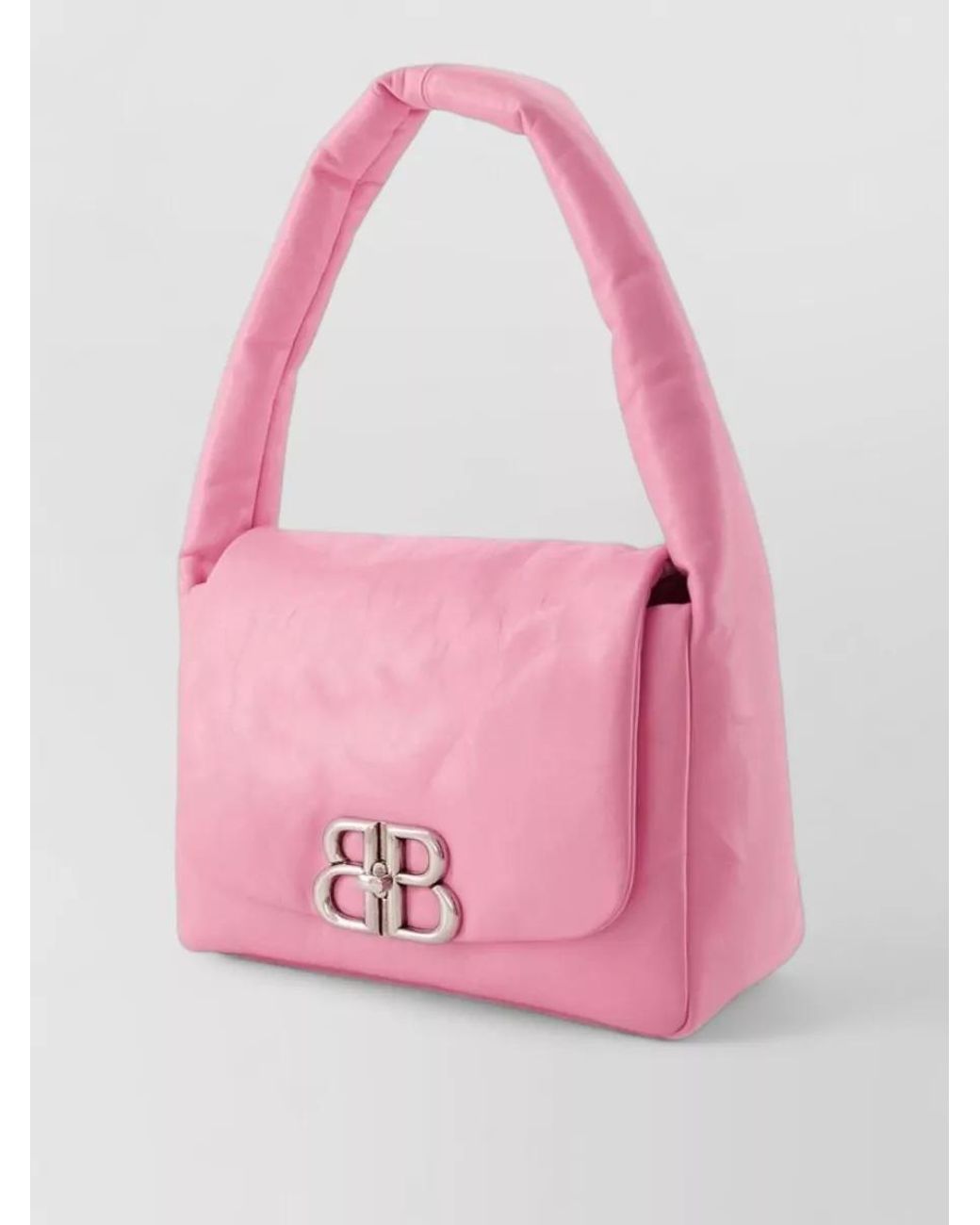 Balenciaga Pink Monaco Sling S Leather Shoulder Bag