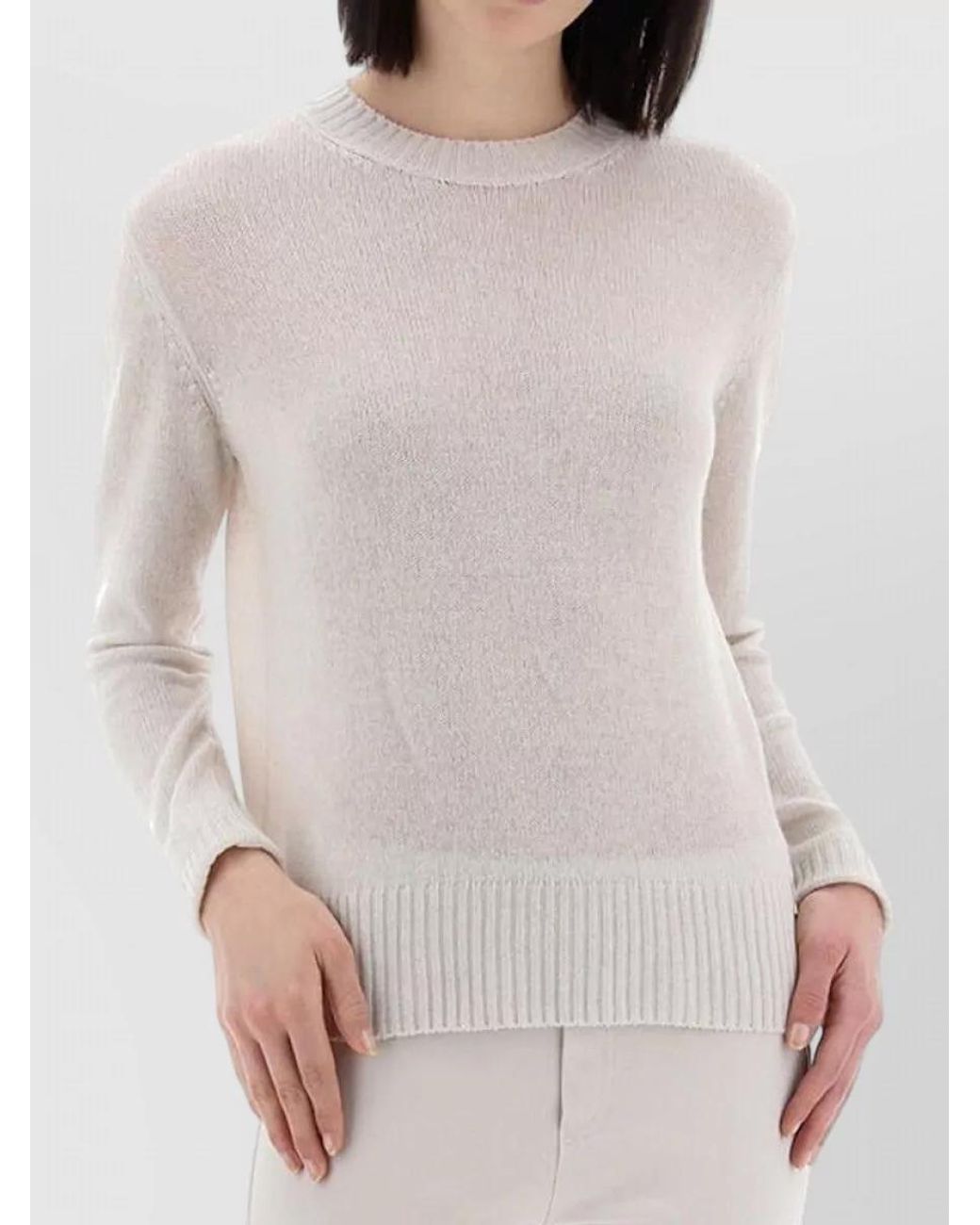 Herno White Cashmere Jumper