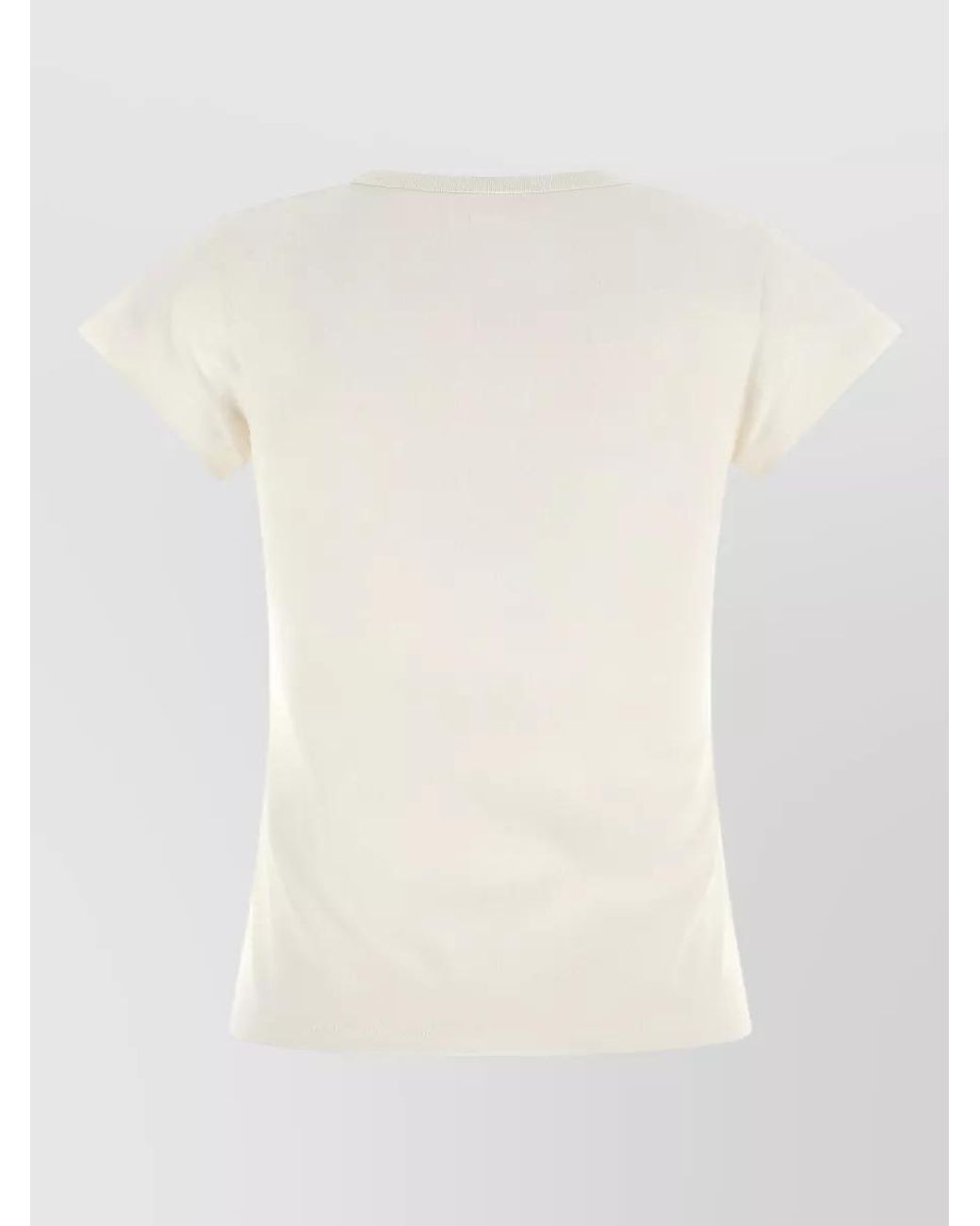 Moncler Natural Logo Print T-Shirt
