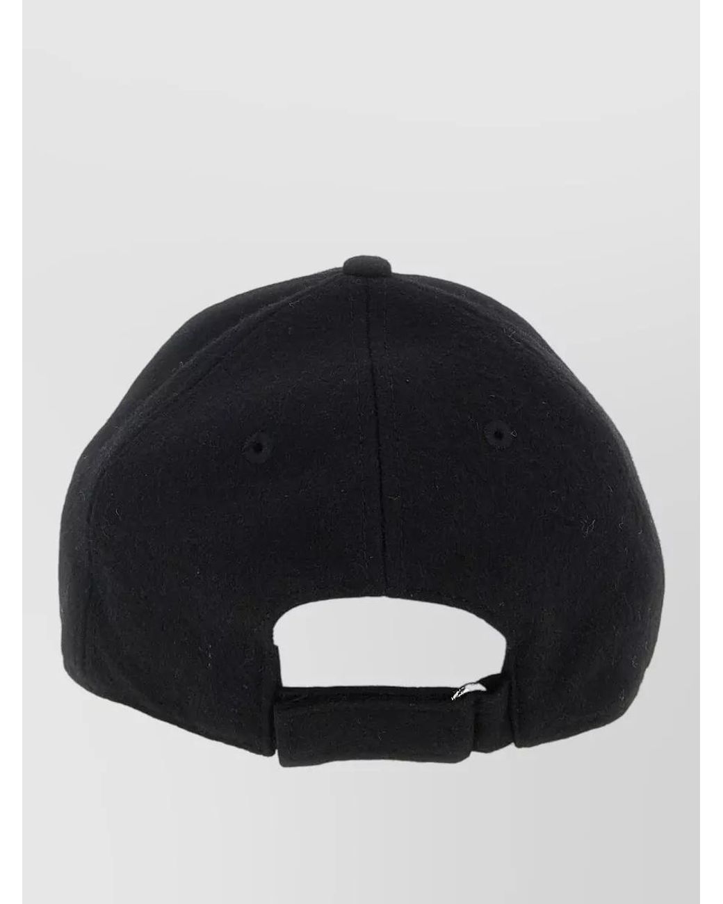 Ballantyne Black Felt Logo-Patch Cap for men
