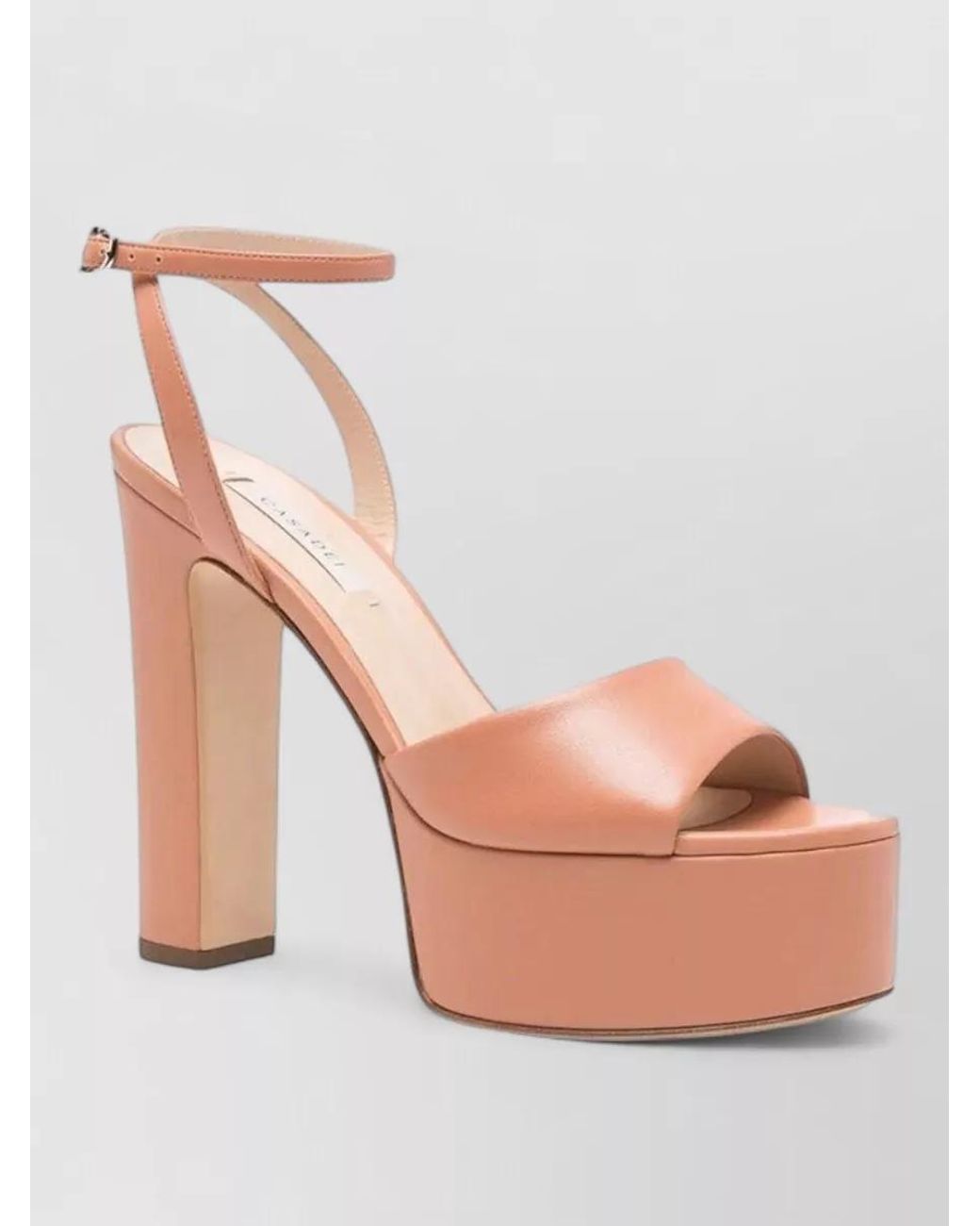 Casadei Pink Leather Sandals