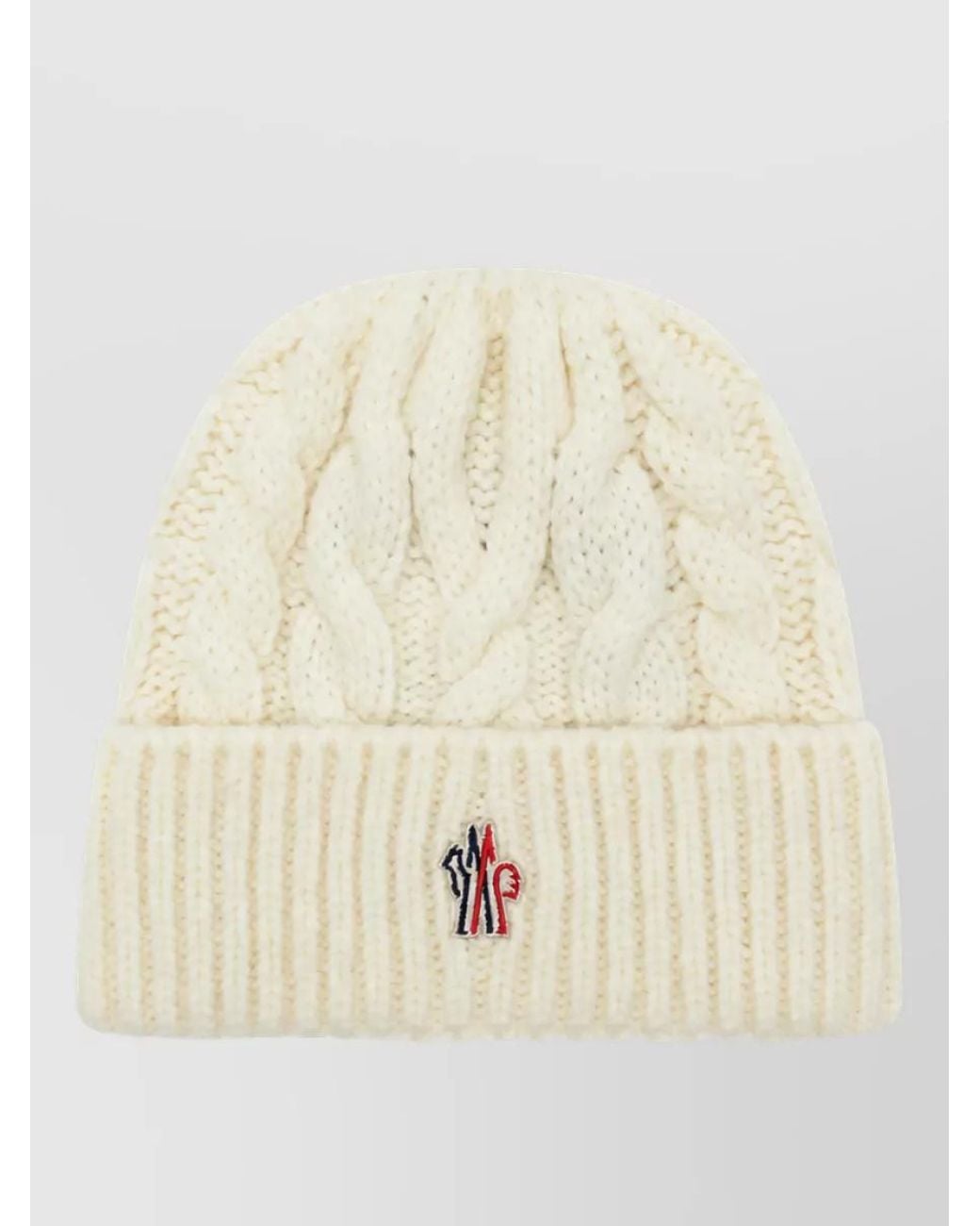 Moncler Natural Wool Beanie