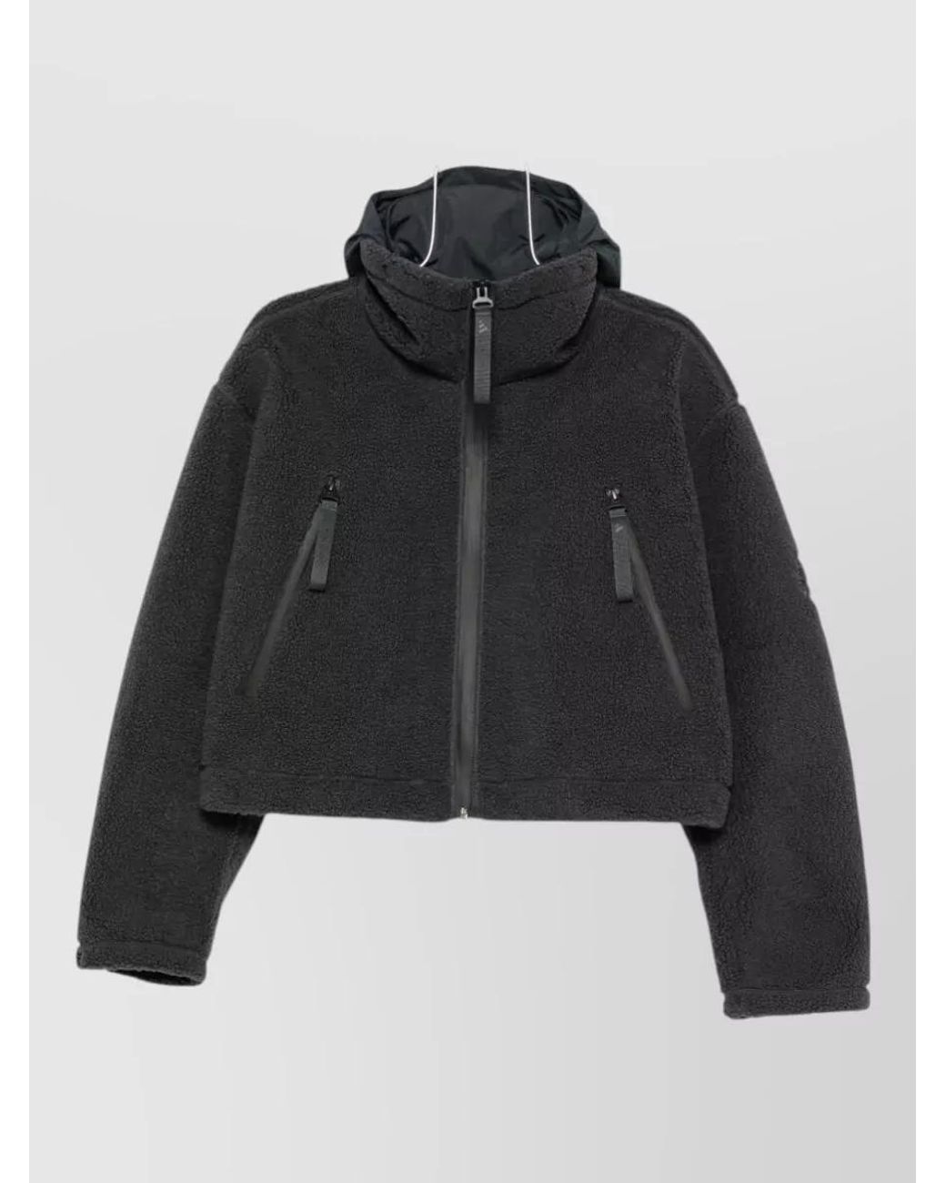 Adidas By Stella McCartney White Hooded Zip-Up Jacket