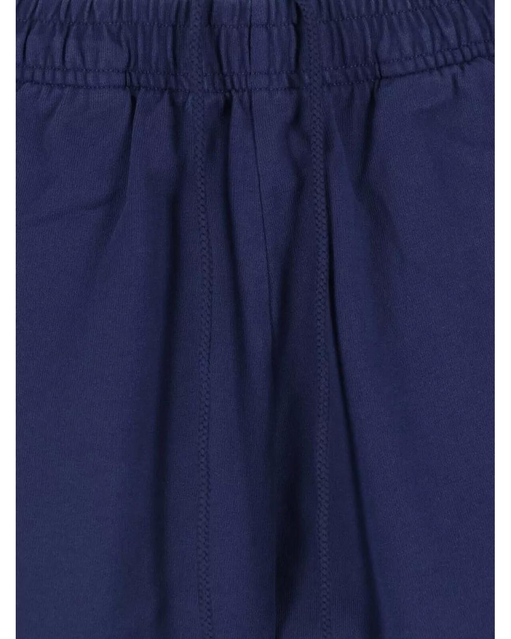 Sporty & Rich Blue Straight Knee-Length Shorts