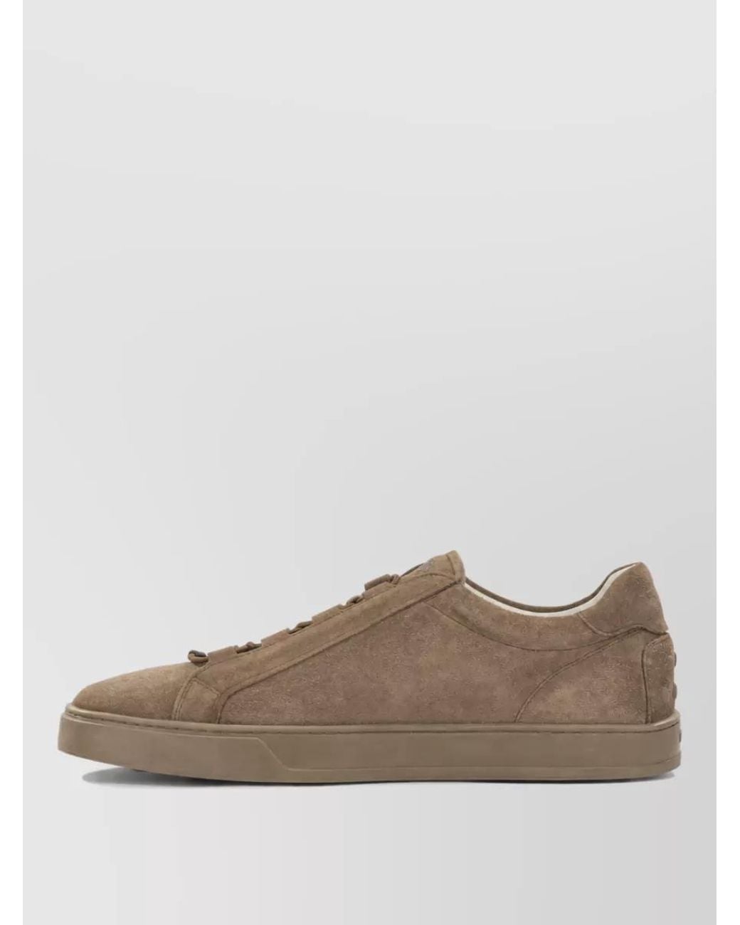 Tod's Brown Leather Lace-Up Shoes for men