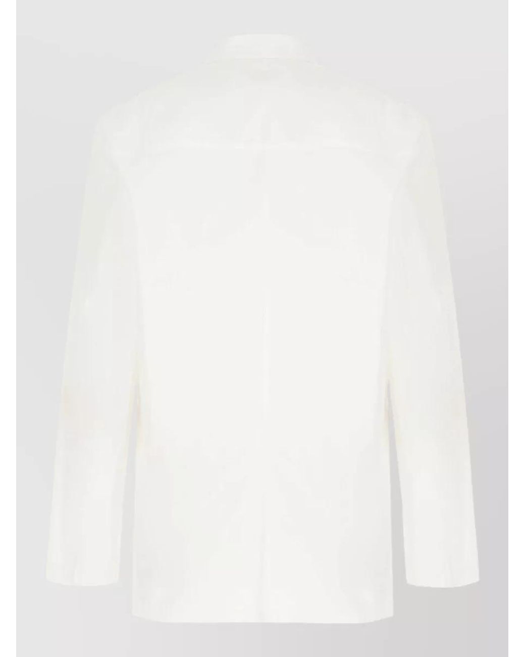 Dries Van Noten White Cotton Blazer for men