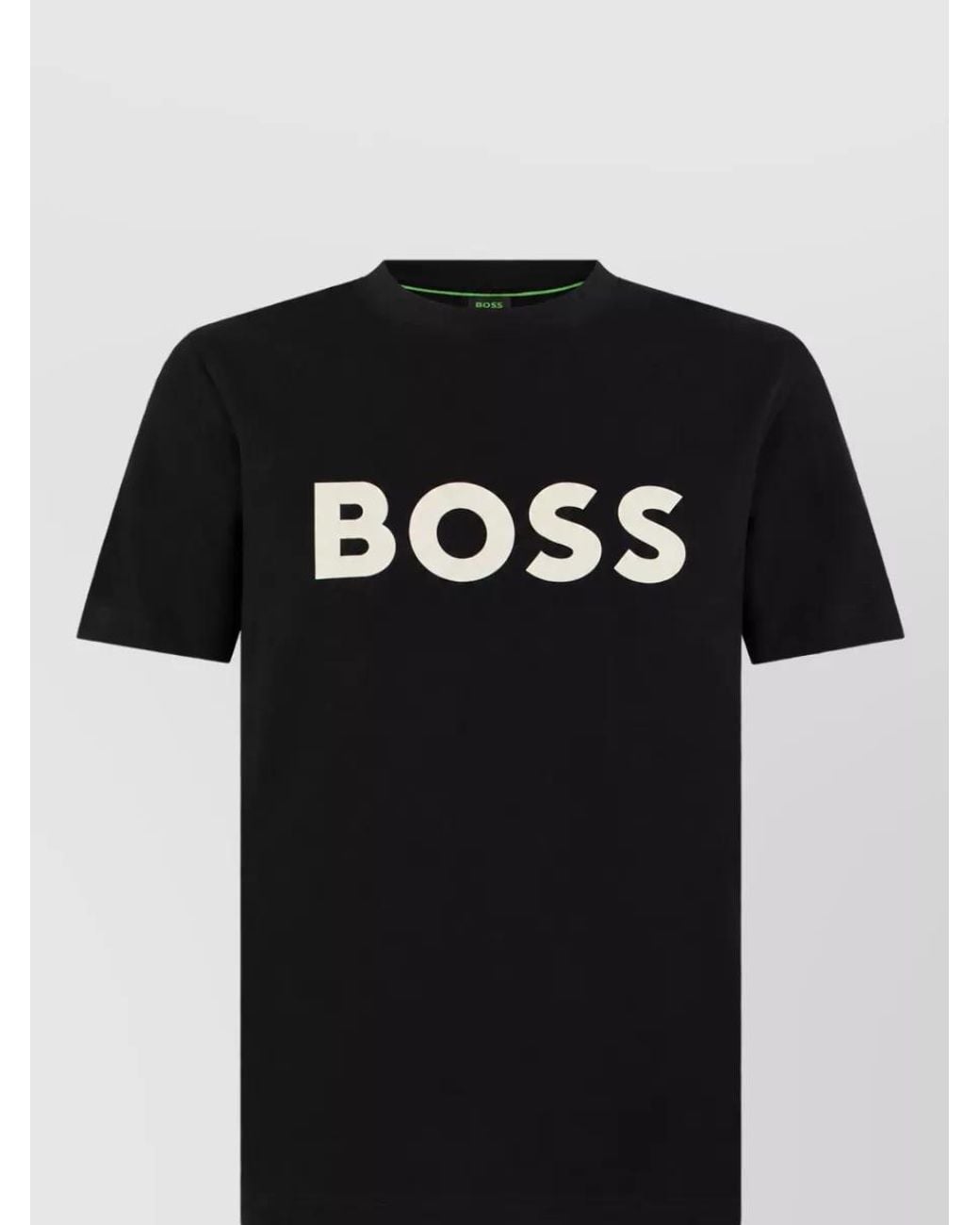 Boss Black Logo-Print T-Shirt for men