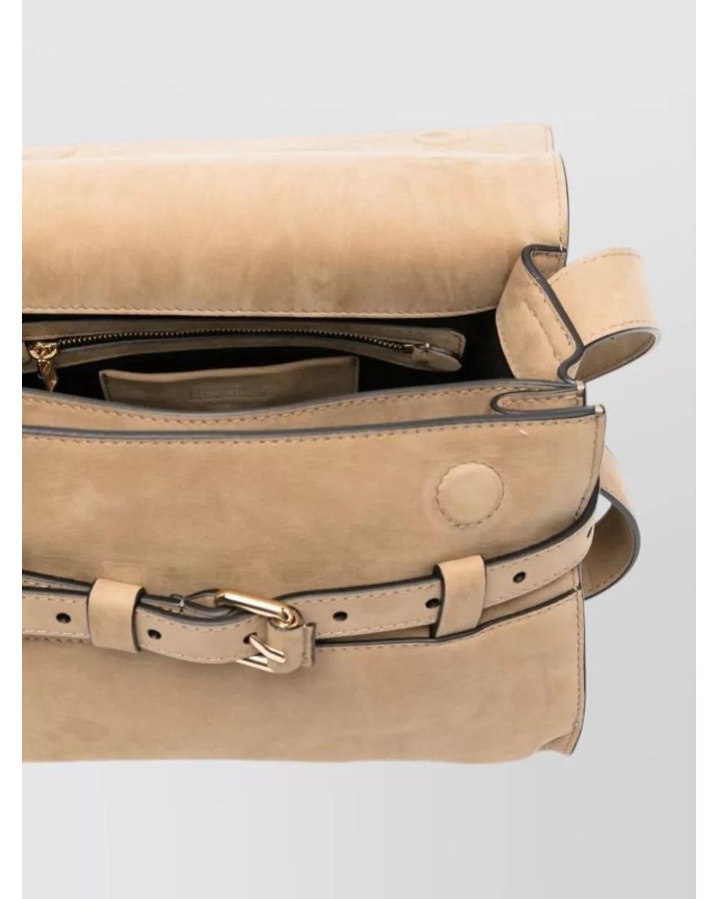 Moschino Natural Leather Shoulder Bag