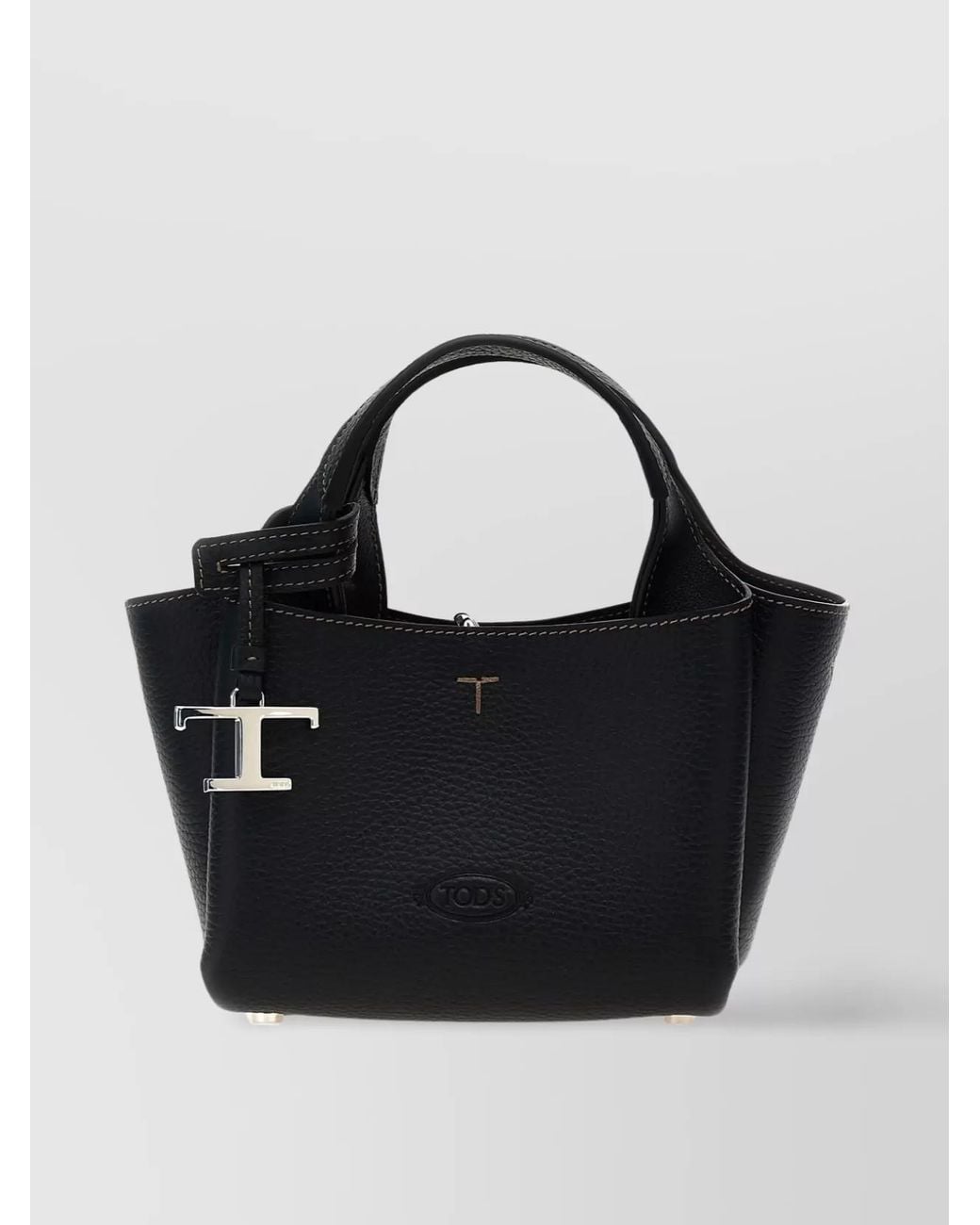 Tod's Black T Timeless Micro Leather Shoulder Bag