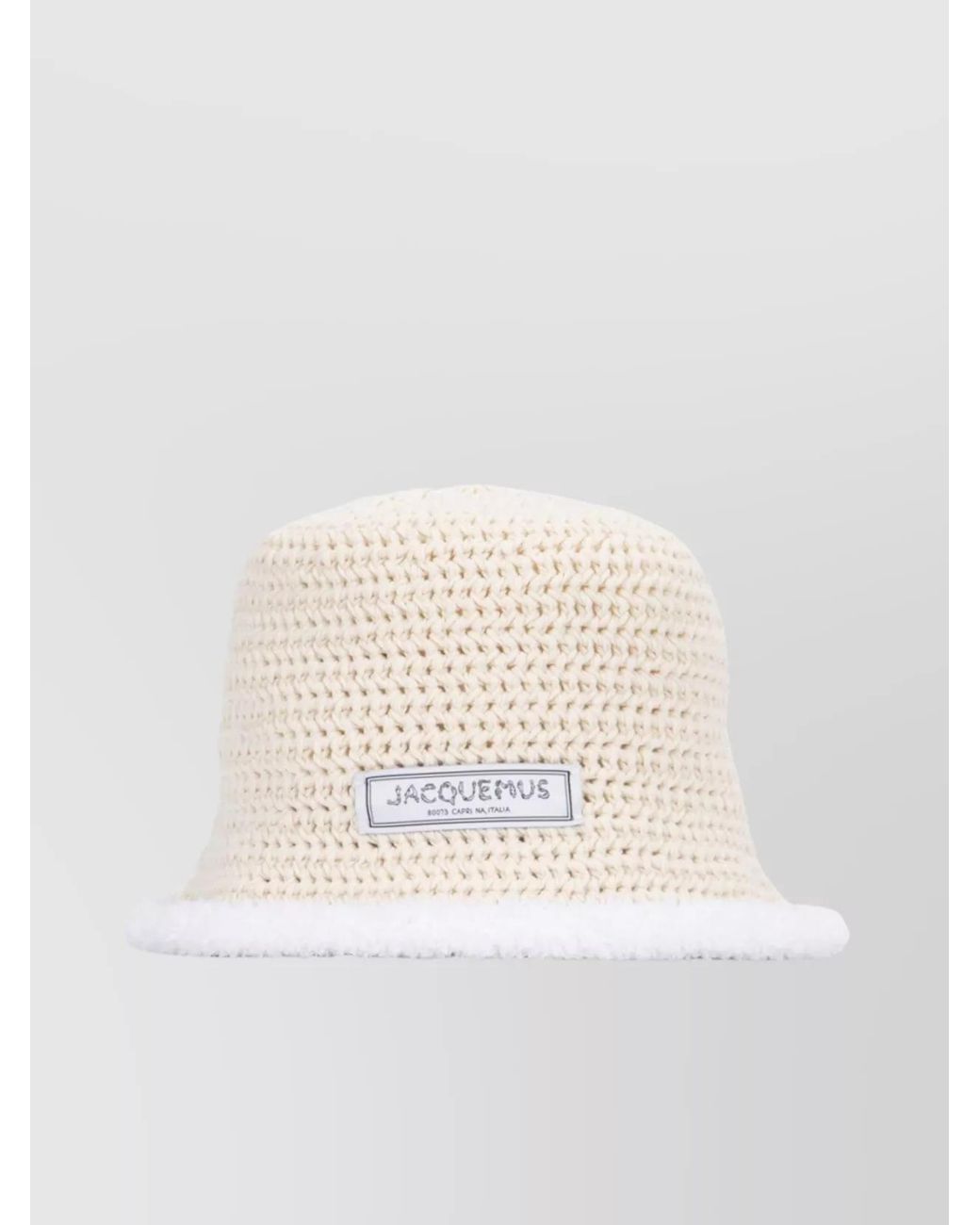 Jacquemus White Cotton Bucket Hat