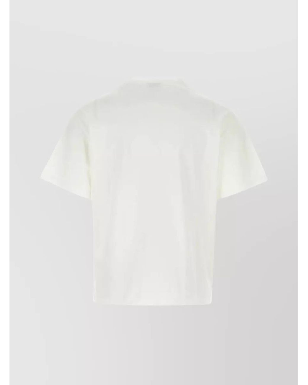 Etro White Regular-Fit Cotton T-Shirt With Pegasus Embroidery for men