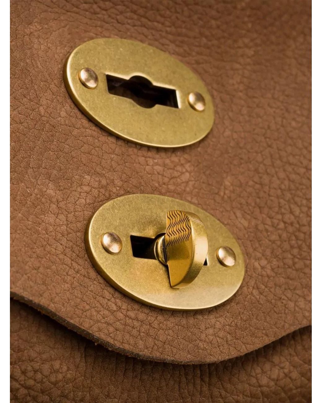 Zanellato Brown Leather Shoulder Bag