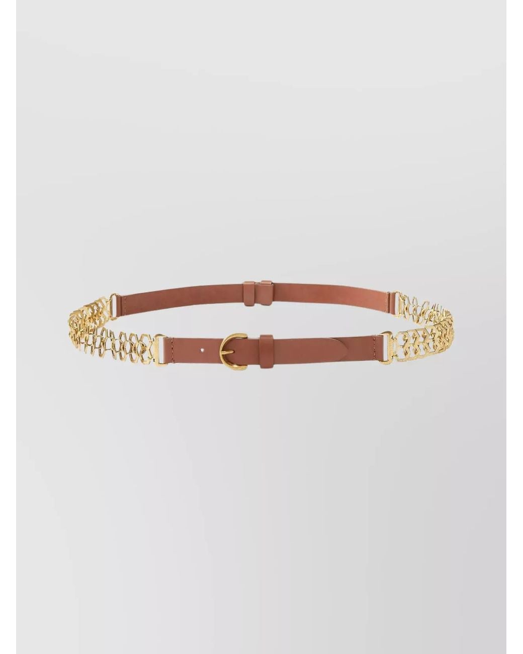 Pinko Multicolor Leather Chain Belt