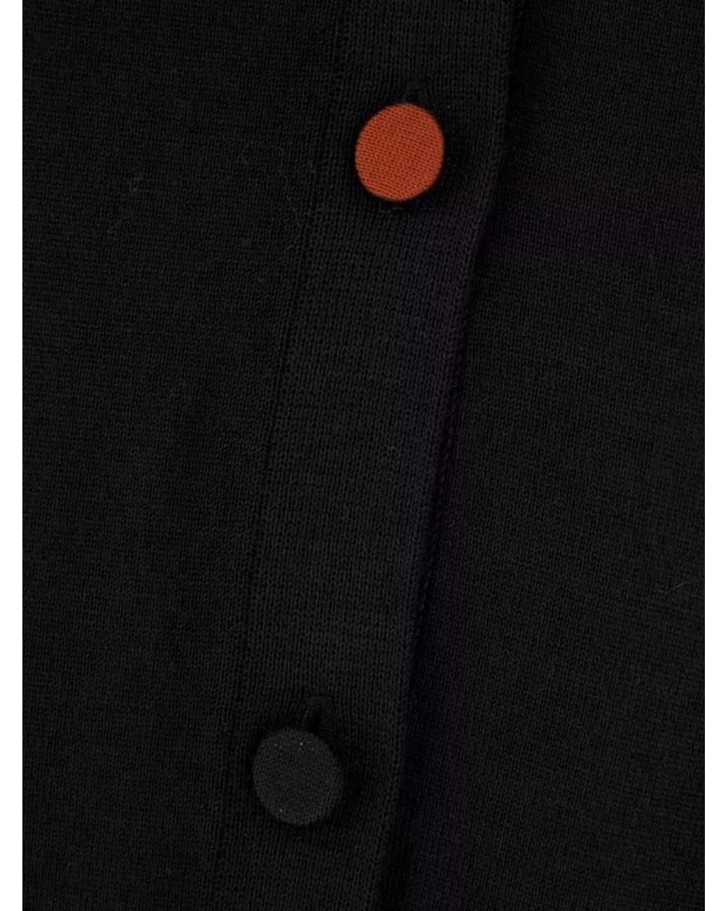 Paul Smith Black Wool Blend Cardigan