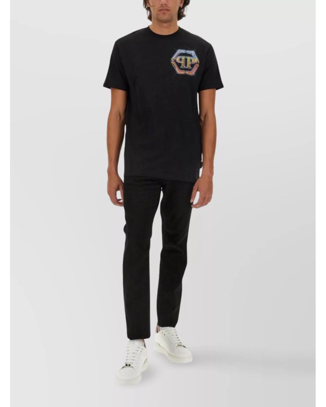 Philipp Plein Black Regular-Fit T-Shirt for men
