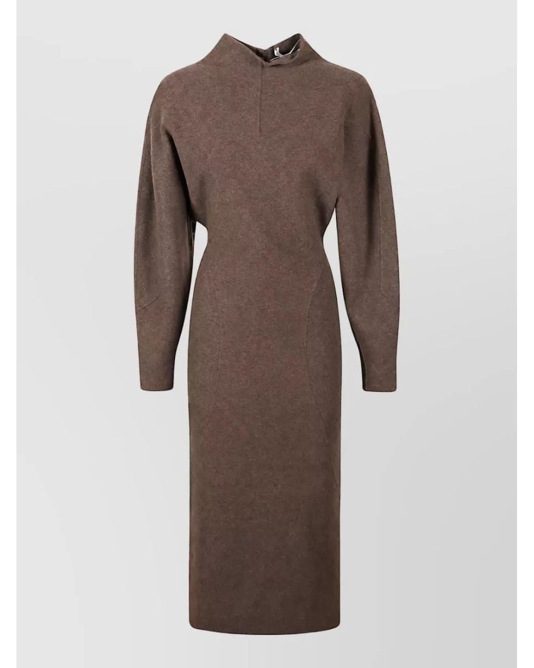 Max Mara Brown Midi Dress