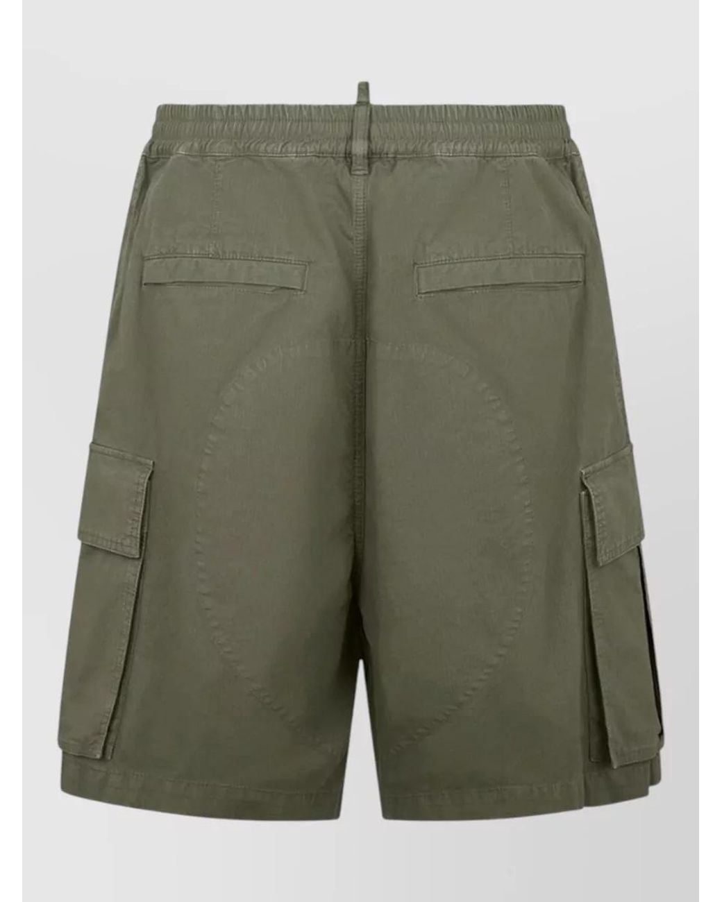 DSquared² Green Ripstop Cargo Shorts for men