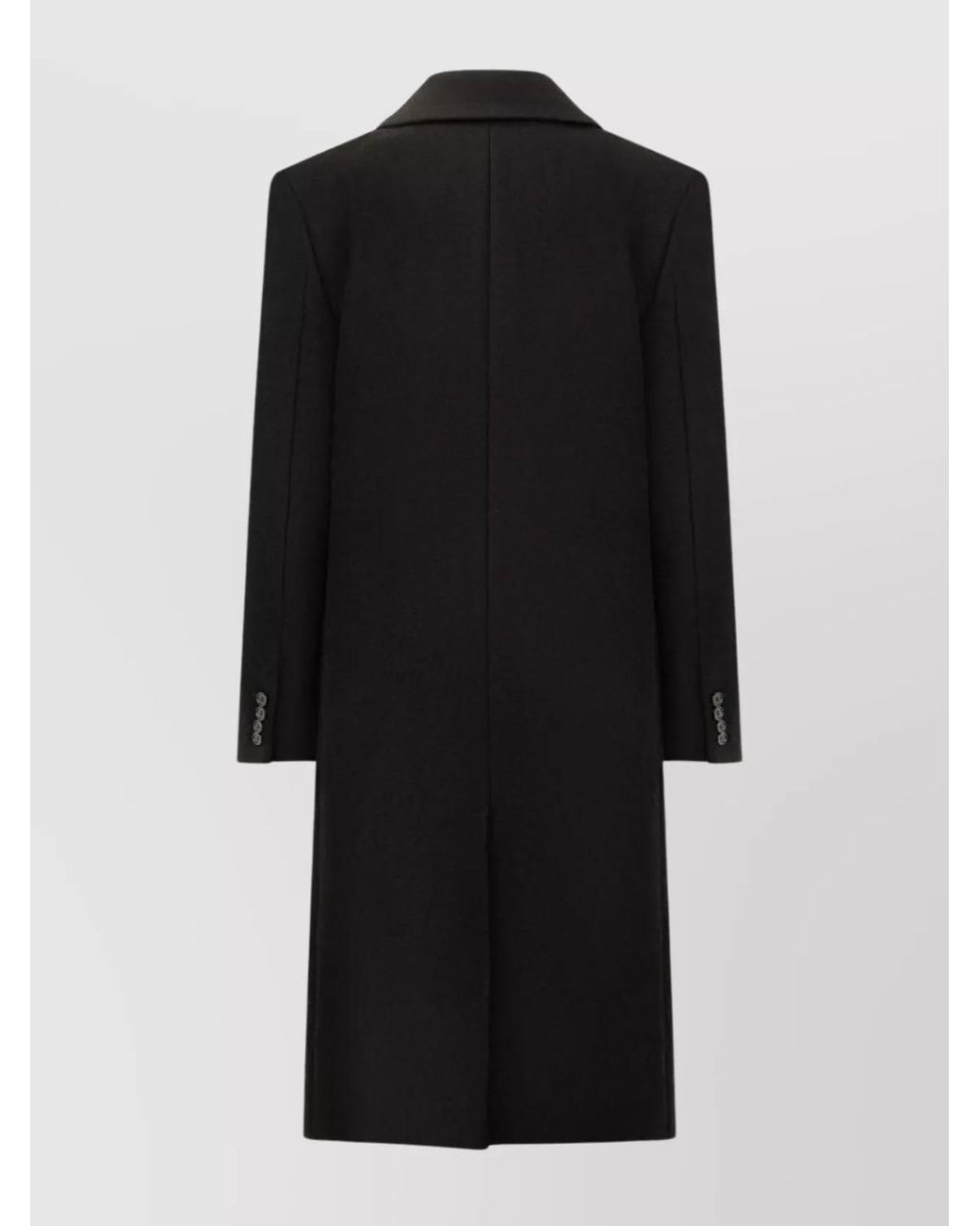Givenchy Black Single-Breasted Coat