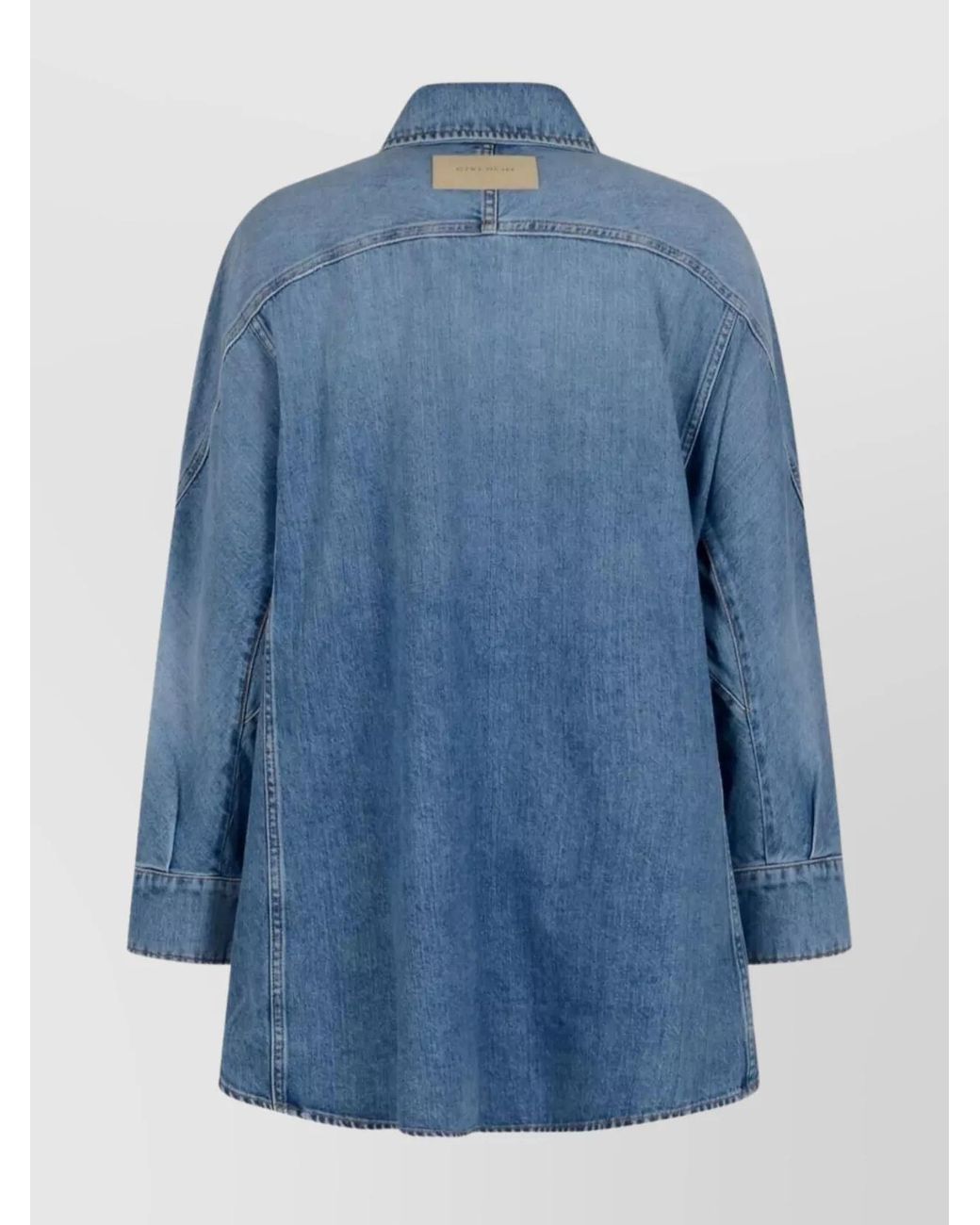 Givenchy Blue Denim Short Shirt