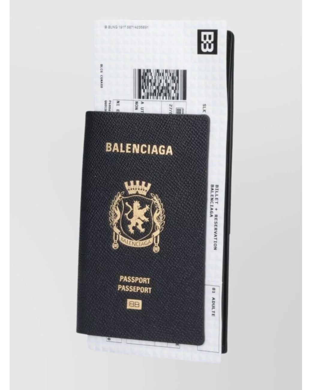 Balenciaga Multicolor Leather Passport Long Wallet for men