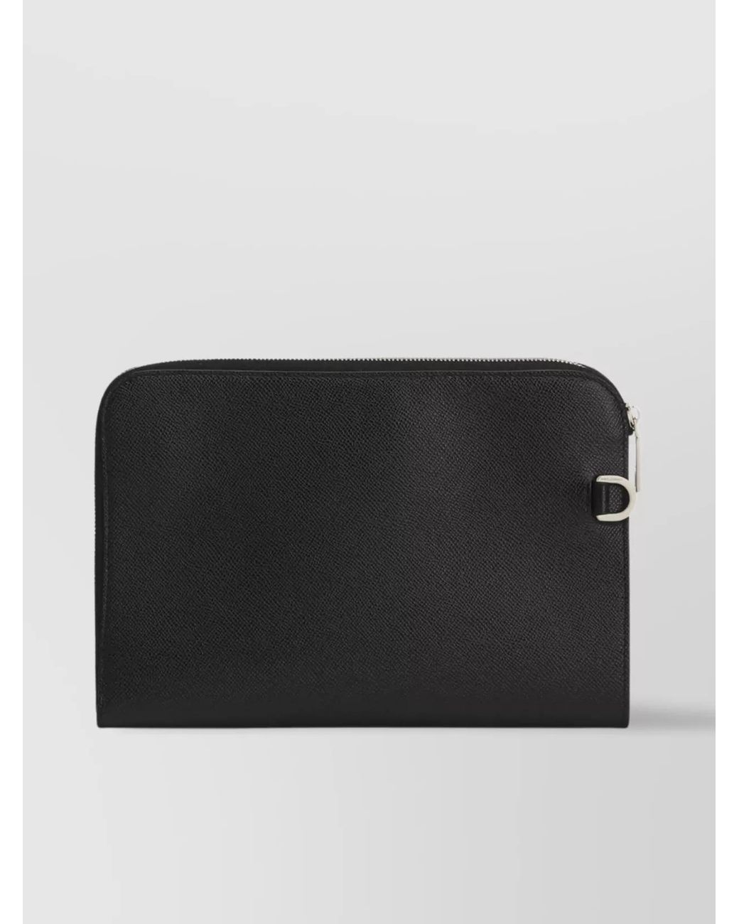 Dolce & Gabbana Black Leather Sicily Clutch Bag for men