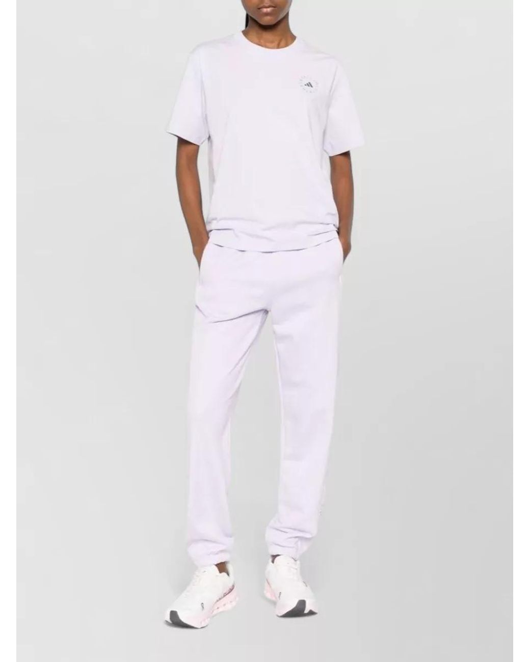 Adidas By Stella McCartney Purple Logo T-Shirt