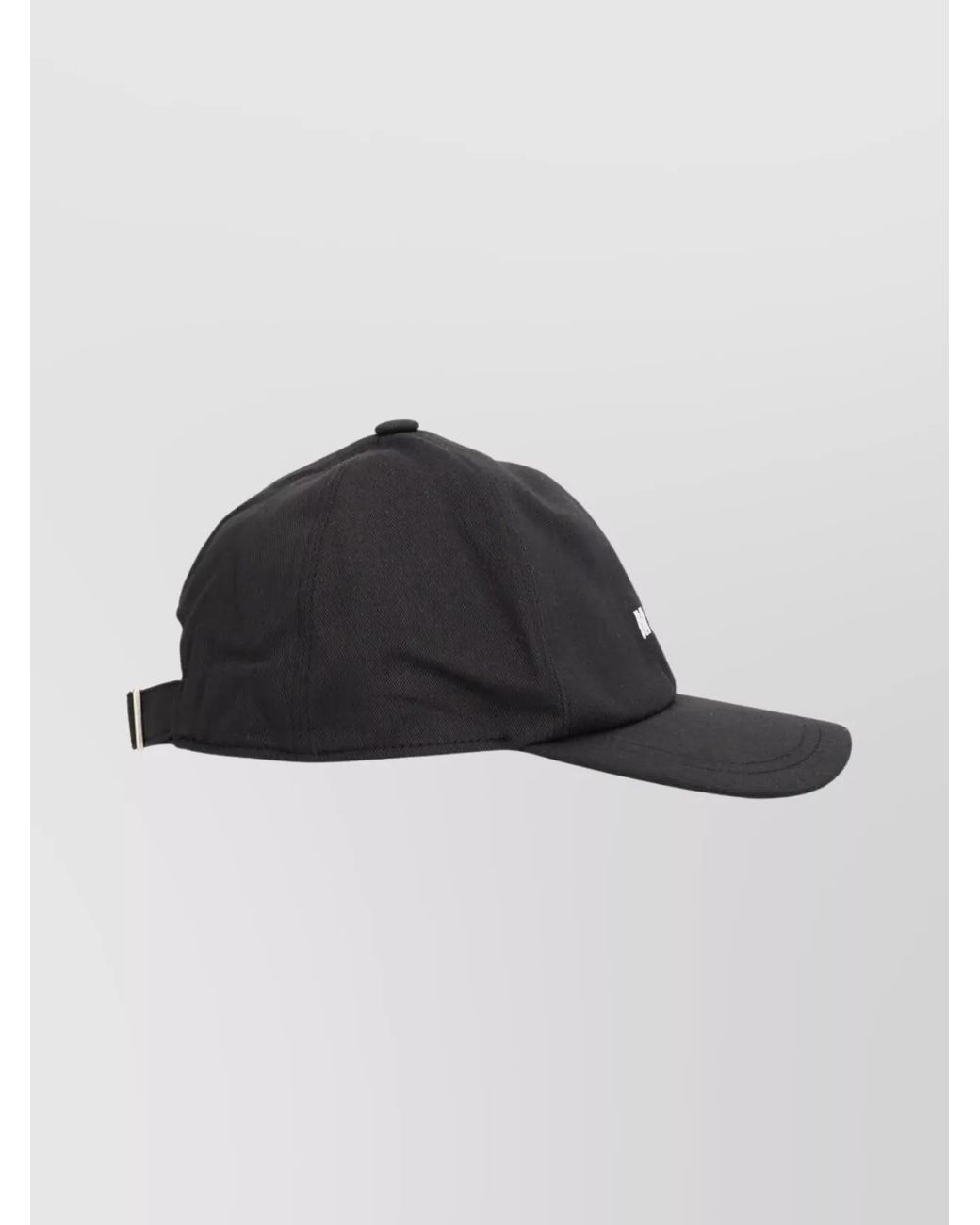 MSGM Black Cotton Baseball Cap for men